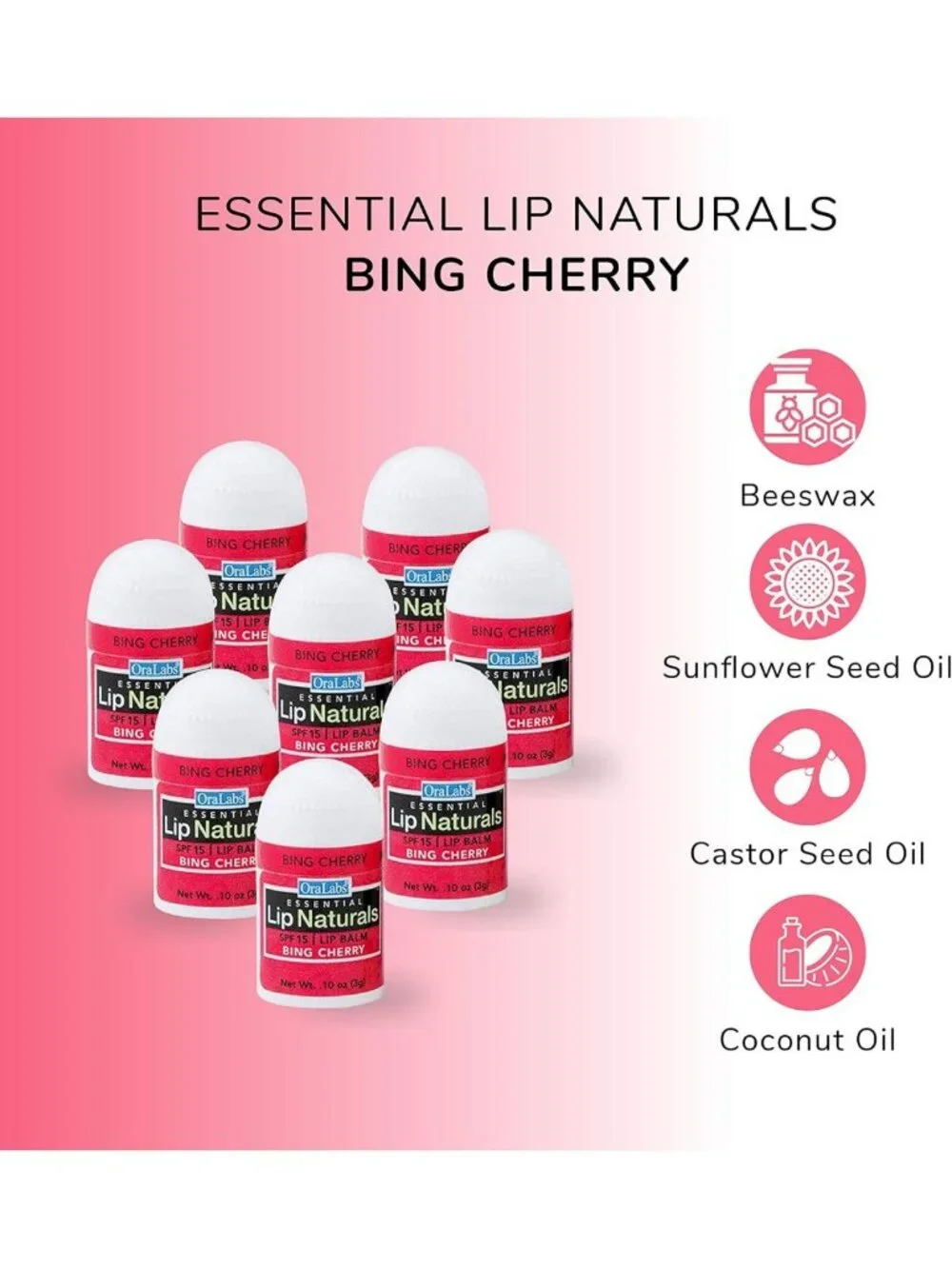 Mini Lip Balm Set, SPF 15, Hydrating & Nourishing, 50 Count Display
